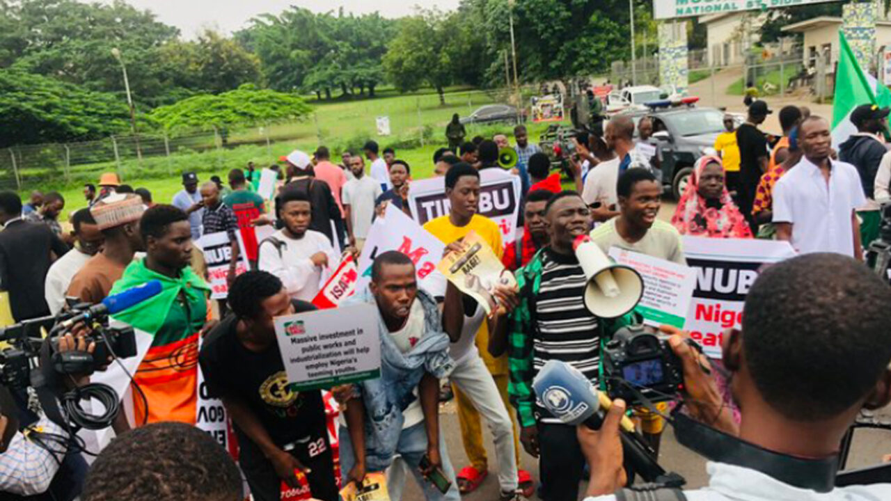Abuja Protest Turn Violent as Security Forces Fire At Protesters