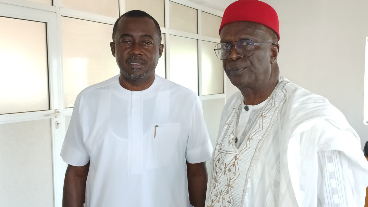Uzu Okagbue Pays Courtesy call to Anambra State APC Chairman