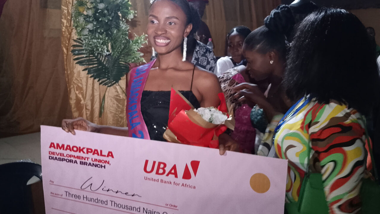 Miss Chukwuma Crowned Ada Amaokpala 2025, Wins ₦300,000 Prize