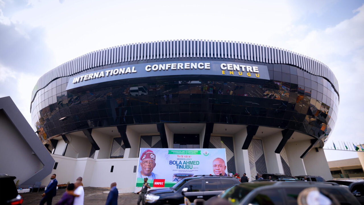 President Tinubu Commissions International Conference Centre, CCTV Network in Enugu
