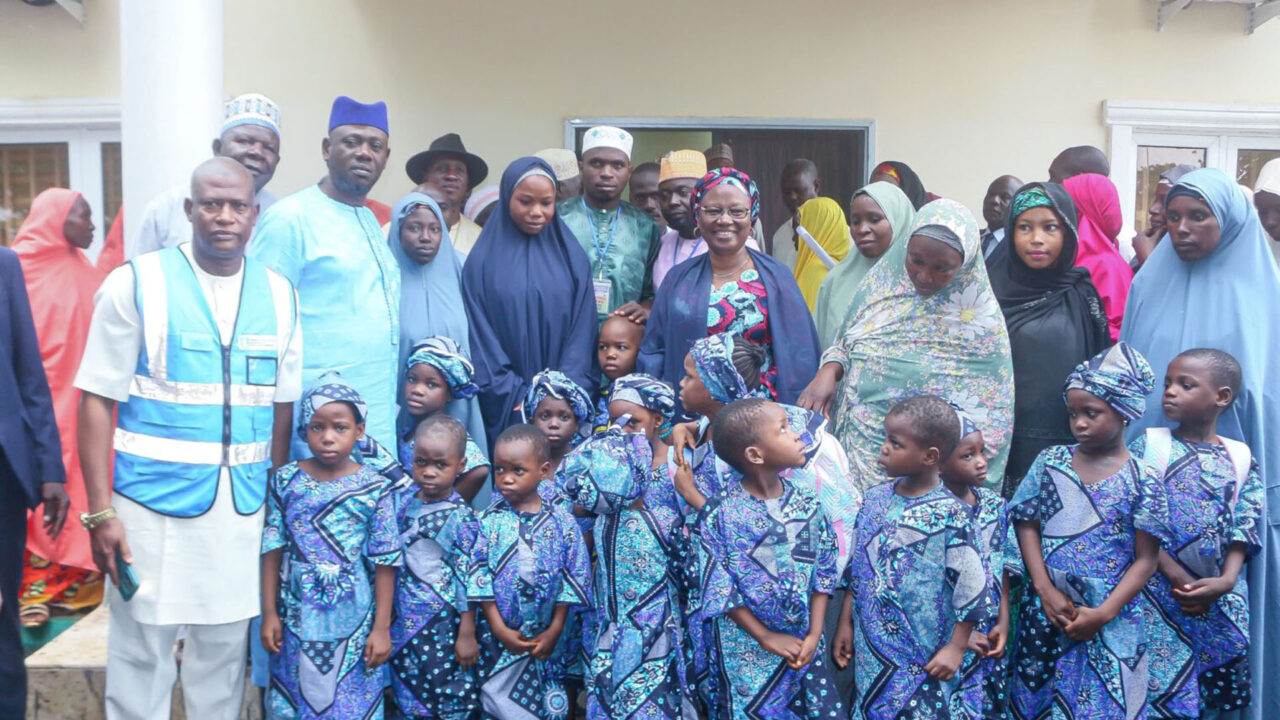 Adamawa State Gov’t Reunites 14 Rescued Children With Their Parents