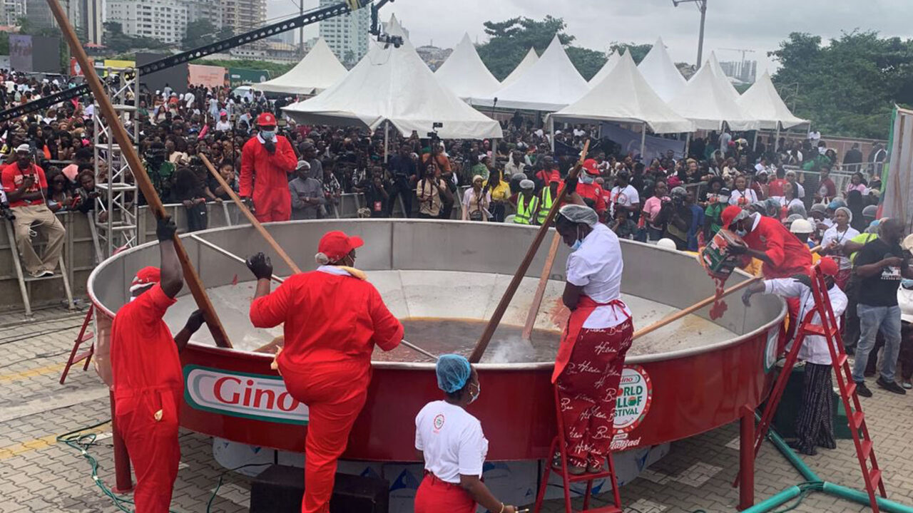 Hilda Baci Back in Guinness World Records with Largest Serving of Jollof Rice
