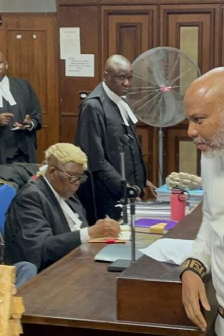 Court to Deliver Judgment in Nnamdi Kanu’s Terrorism Trial on November 20