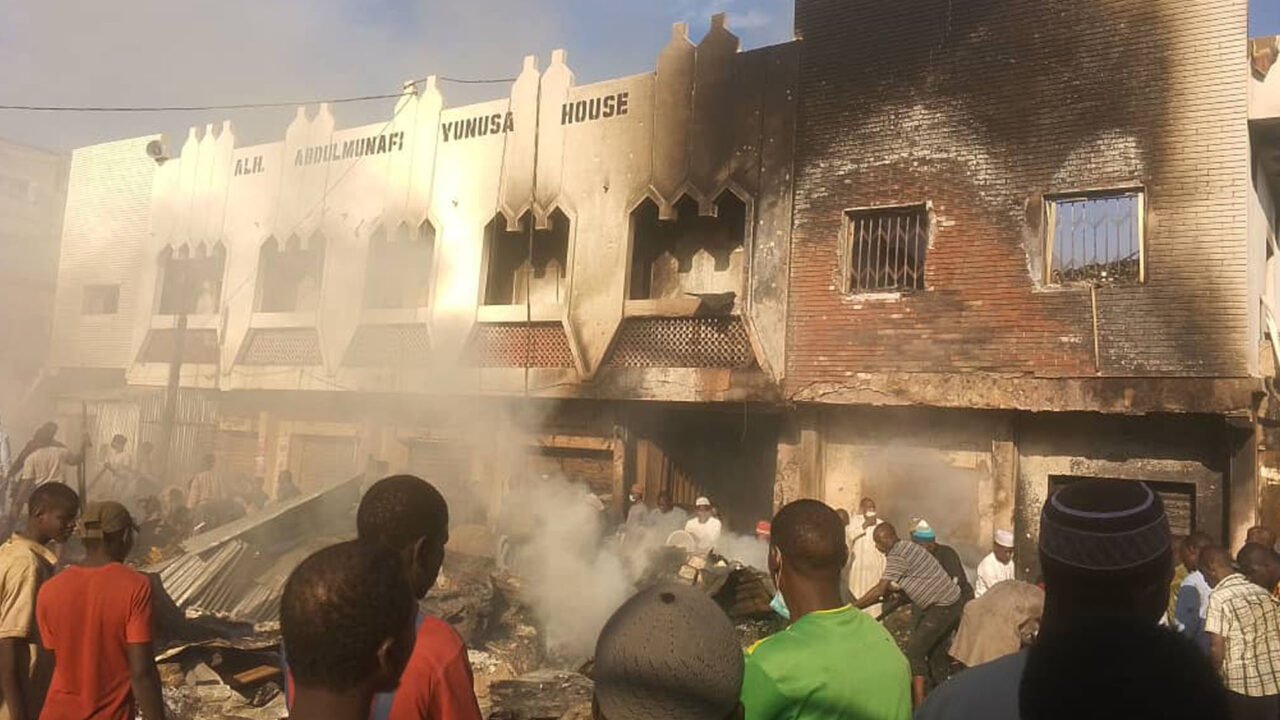 Early Morning Inferno Destroys 44 Shops, Stores In Kano