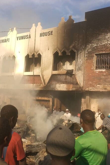 Early Morning Inferno Destroys 44 Shops, Stores In Kano