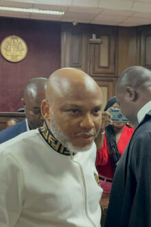 Court Rejects Nnamdi Kanu’s Request for Immediate Transfer from Sokoto Prison