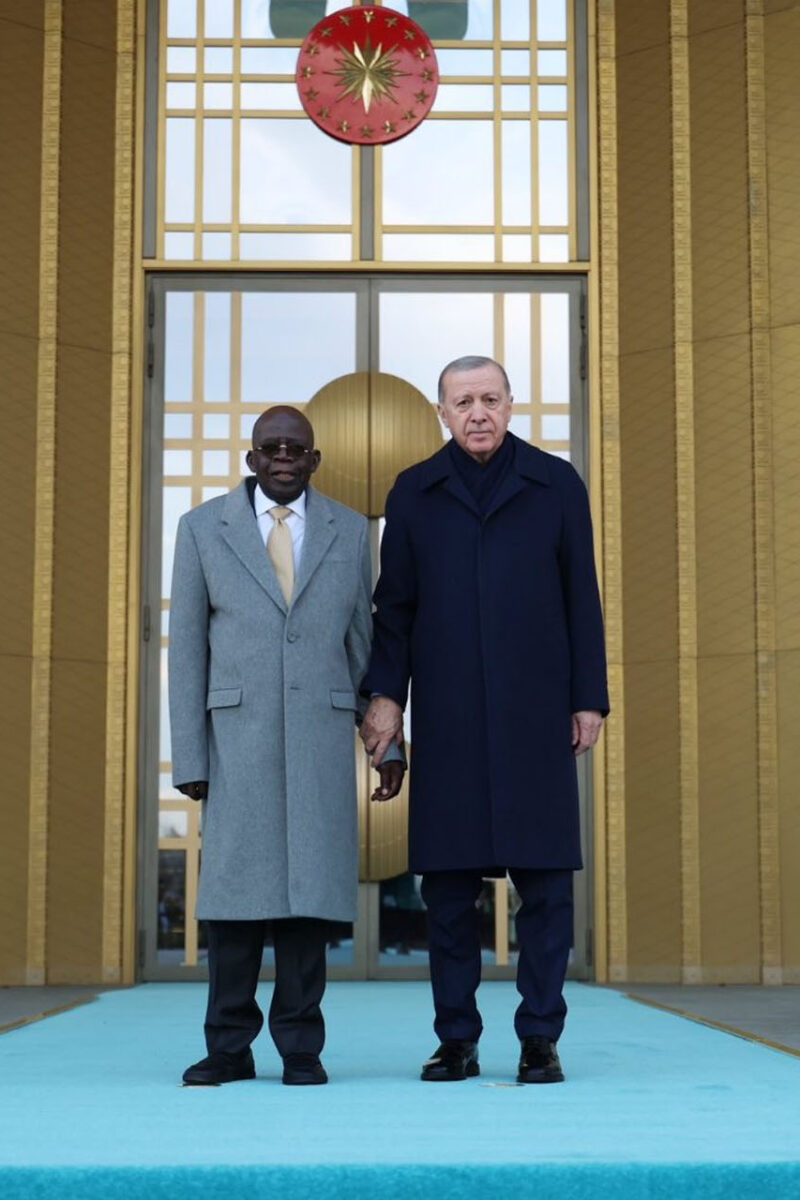 Tinubu Unhurt After Brief Stumble During Official Welcome in Ankara