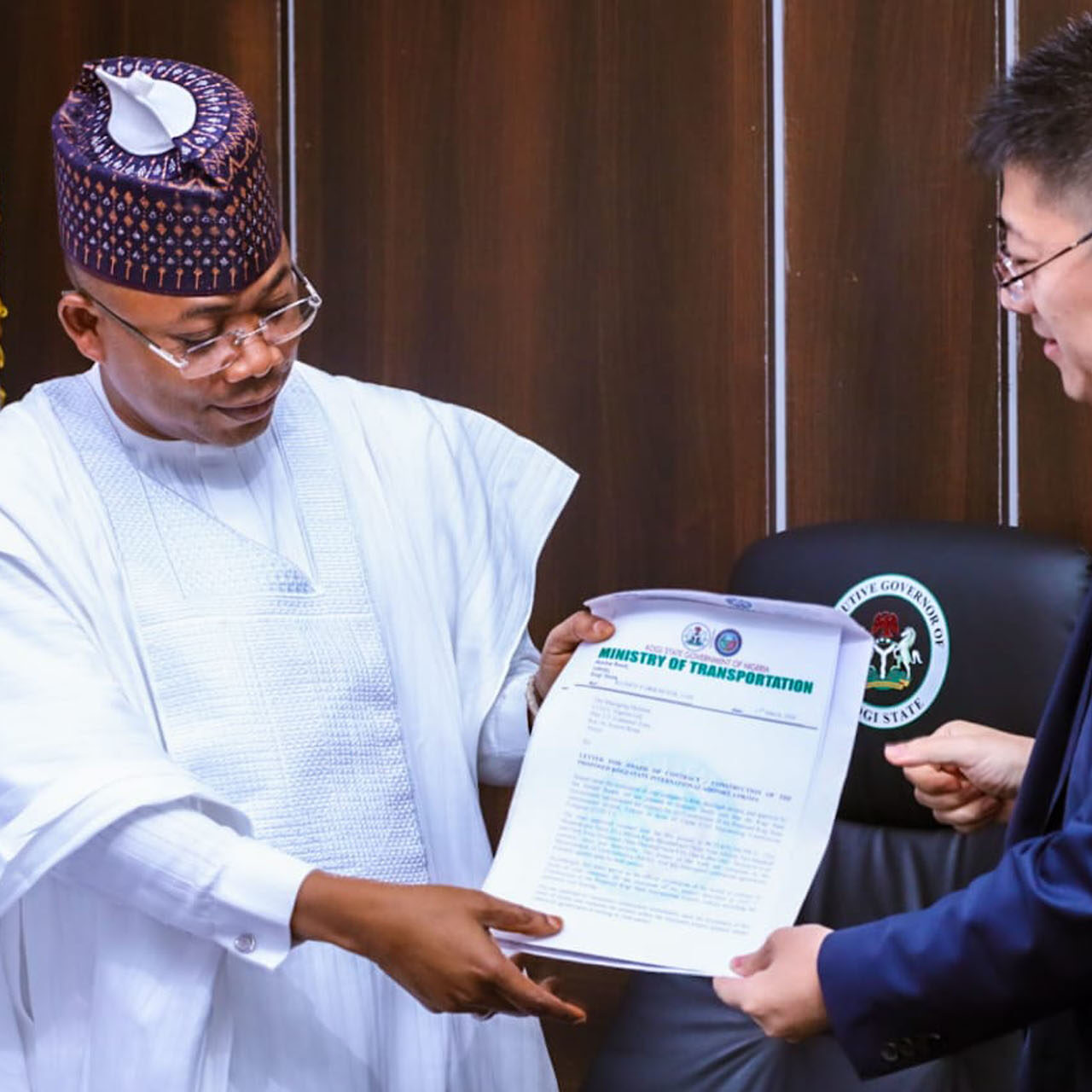 Kogi: Ododo Hands Over Airport Project To CCECC, Gamji For Construction 