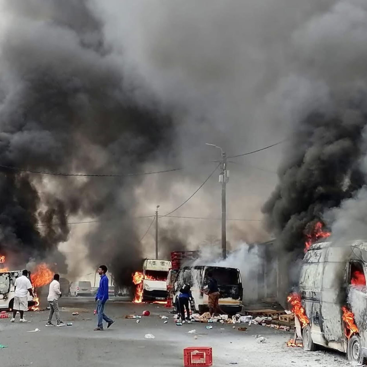 Vehicles Burnt, Tensions Rise in South Africa Over Coronation of ‘Igbo King’