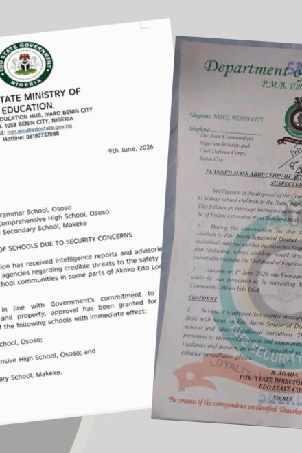 Edo Closes Schools to Avert Mass Abduction After DSS Alert