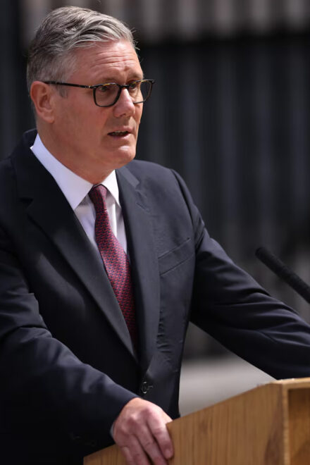 UK Prime Minister, Starmer Announces Resignation