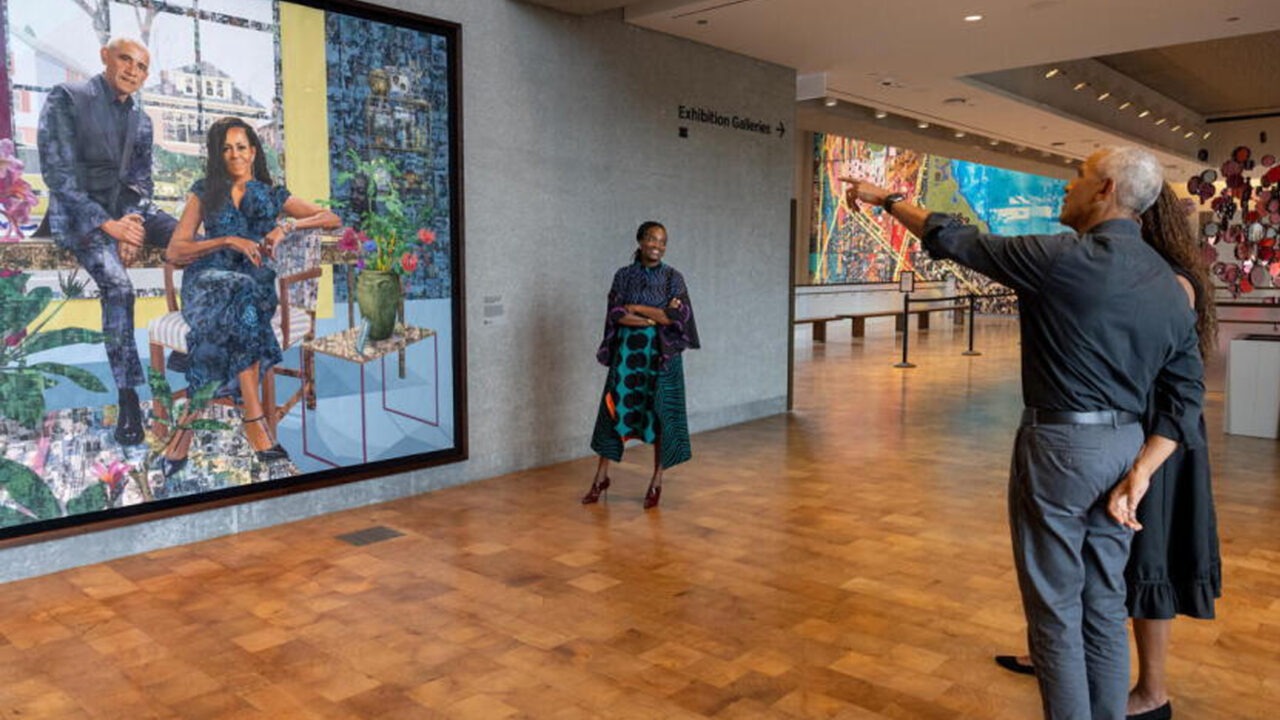 Obama Unveils Portrait by Nigerian Artist Njideka Akunyili-Crosby at Presidential Centre