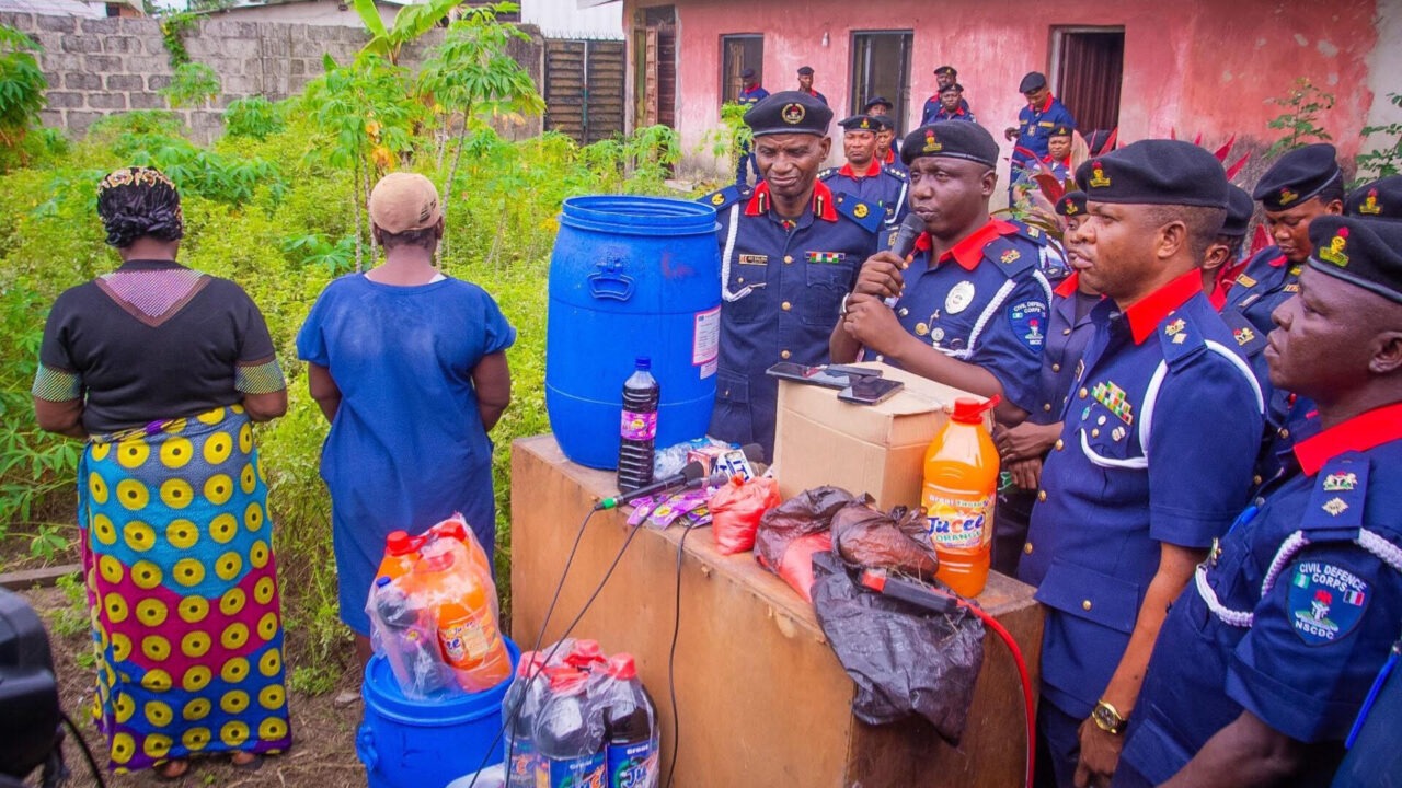 NSCDC Shuts Down Fake Factory Juice Produce in Lagos